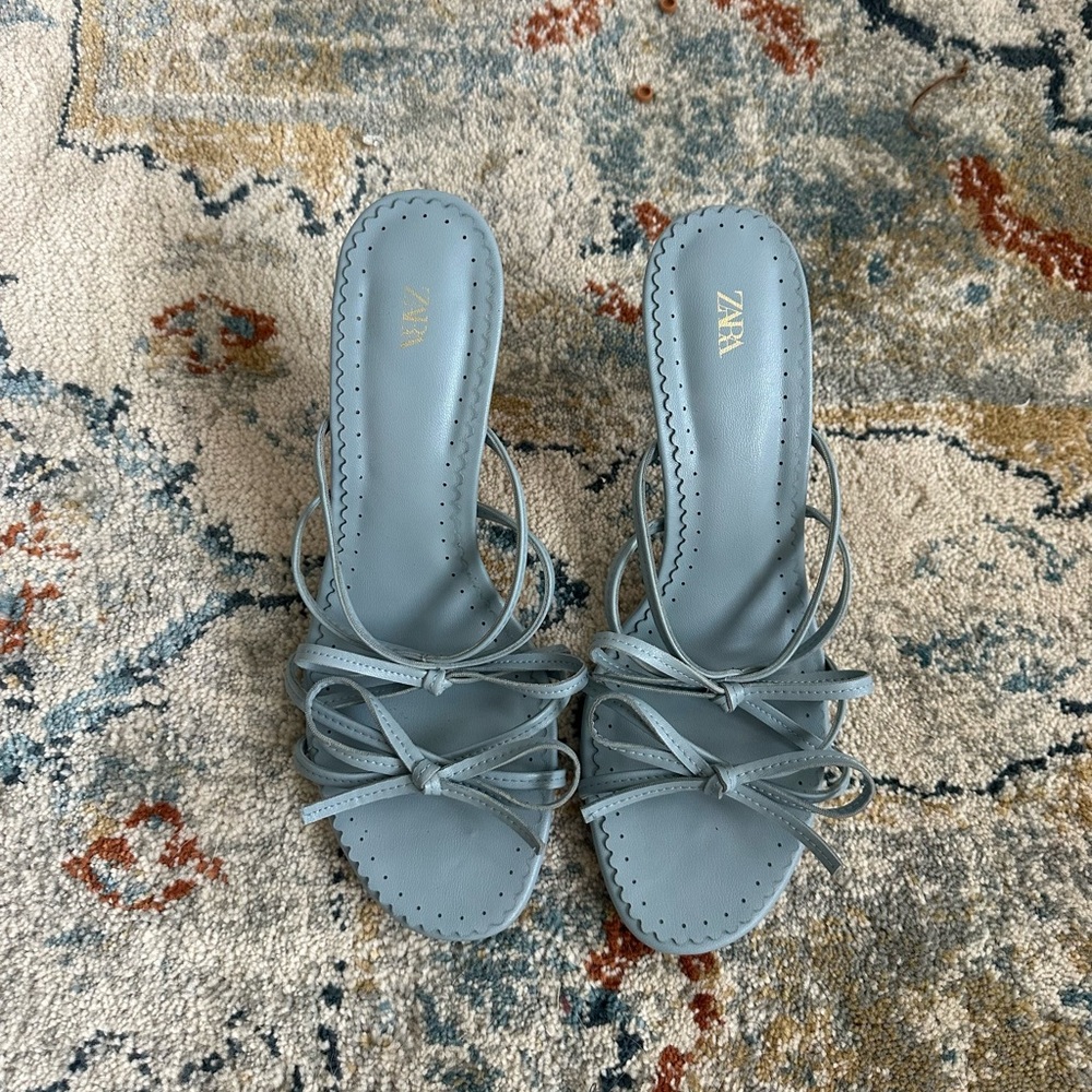 Zara Bow Heeled Mule